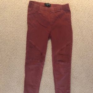 Maroon Skinny Pants